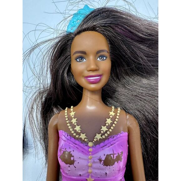 Barbie Mattel Doll Lot Of AA African American Princess Niki Dreamtopia Sparkle - Picture 3 of 8